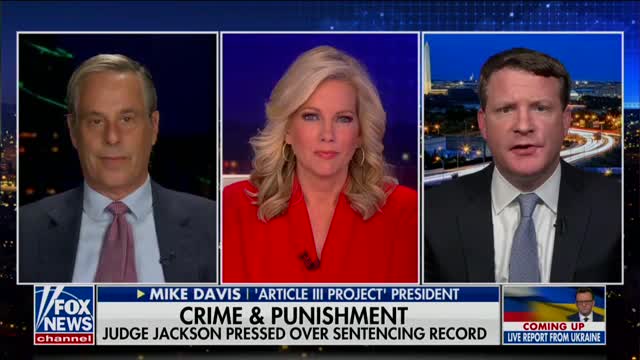 Mike Davis Talks Ketanji Brown's Record on CRT and Sentencing Sex Abuse Criminals on Fox News