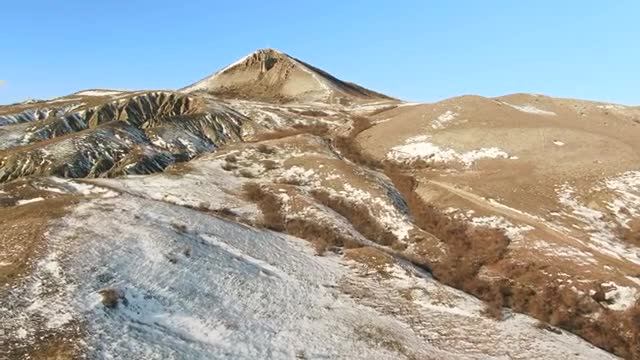 snow covered peaks