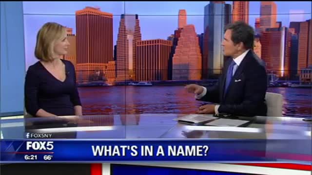 The Psychology of Names, Dr. Chloe on Fox 5