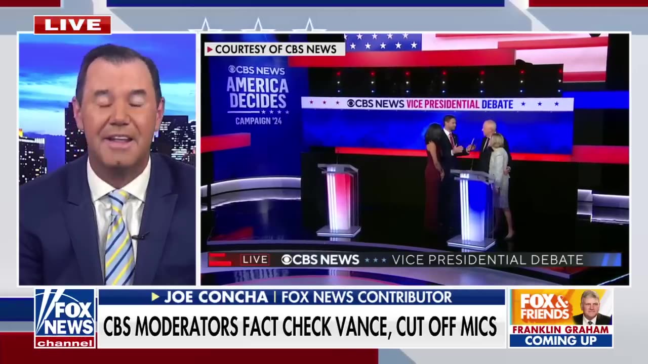 CBS moderators RIPPED for fact-checking JD Vance, cutting off mics