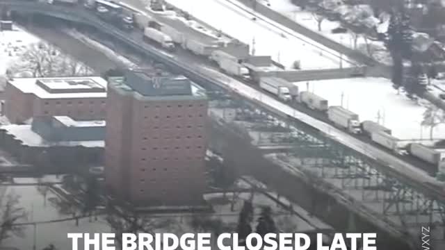 Wall Street Journal reports on Ambassador Bridge Blockade