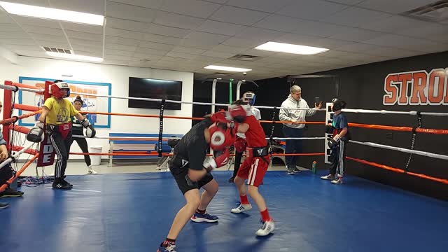 Joey boxing Travis 2/8/22