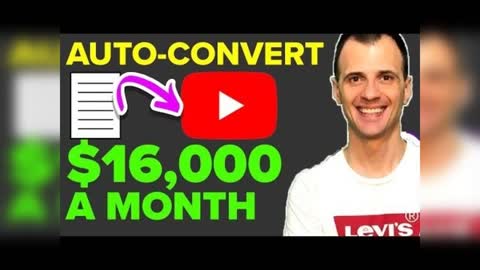 How to Turn Articles into Videos To MAKE MONEY on YOUTUBE