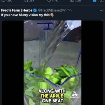 Juicing For Blurry Vision