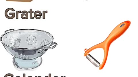 Kitchen utensils #shorts #english