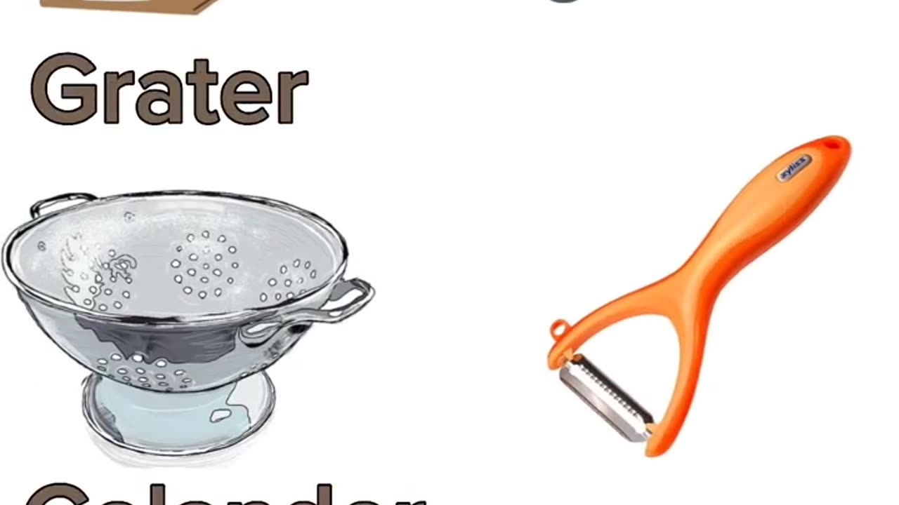 Kitchen utensils #shorts #english