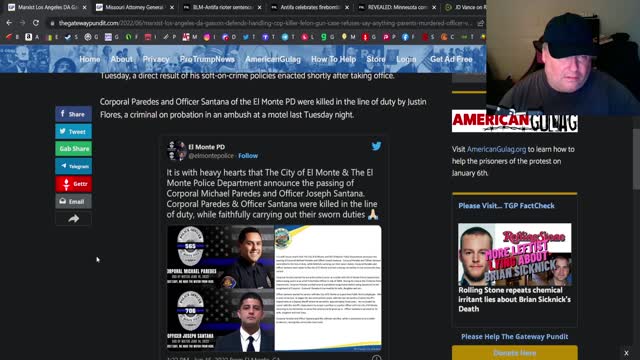 LA Marxist DA gets 2 cops murdered