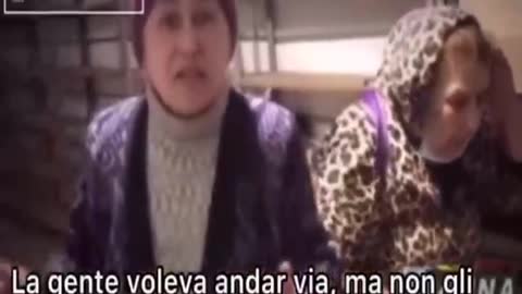 Testimonianze drammatiche degli abitanti di Mariupol.