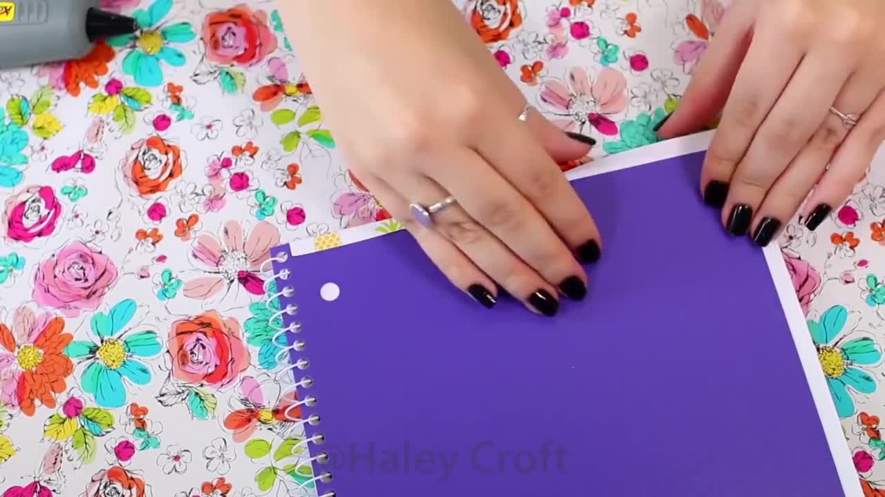 Beautiful DIY Crafts for School! Super easy 5 minute crafts for school supply