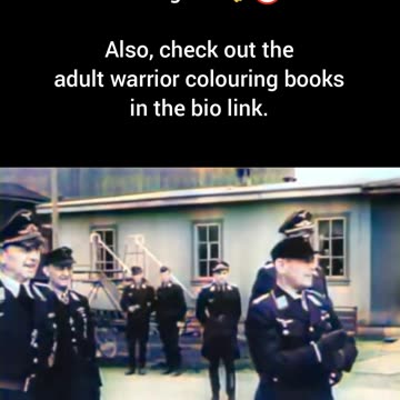 British colonel's refusalto shake hands 1945 #Colourized footage🇬🇧🤝🚫