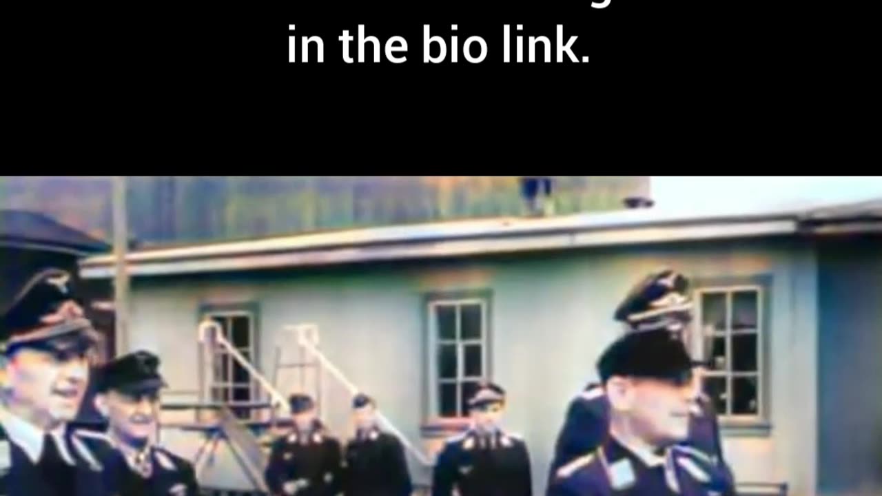 British colonel's refusalto shake hands 1945 #Colourized footage🇬🇧🤝🚫