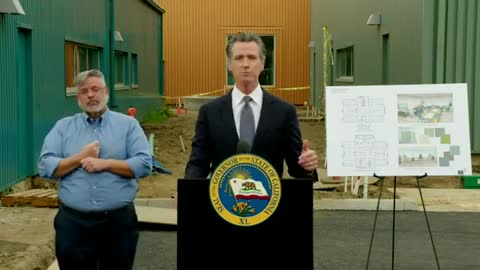 Gov. Gavin Newsom (D-CA) Holds Press Event Day After Being Caught Maskless At Rams, 49ers Game