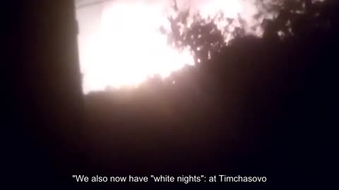 "We also have "white nights" now: "cotton" occurred in the temporarily occupied Amvrosiivka with su