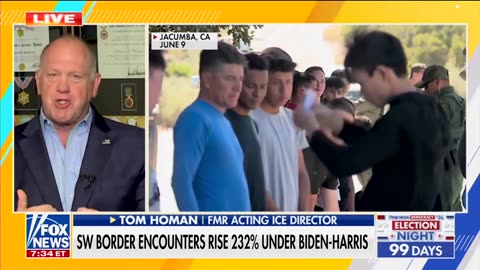 “That’s a Stone Cold Lie...” Tom Homan calls out Joe Biden on his lies about the border.