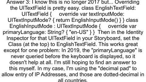 How can i force Swift Decimal Pad with dot instead of comma regardless of locale