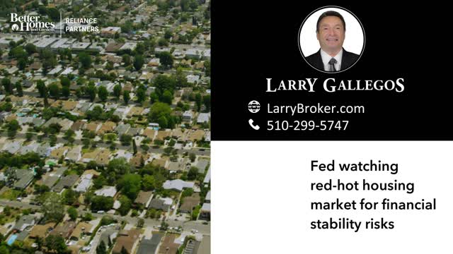 Fed watching red-hot housing market for financial stability risks