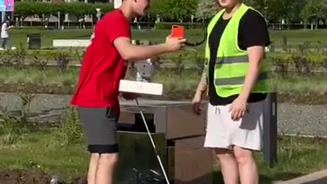 Funny prank video at public place.# 138Sunday TV7 watch the end