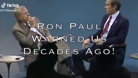 Ron Paul tried to warn us