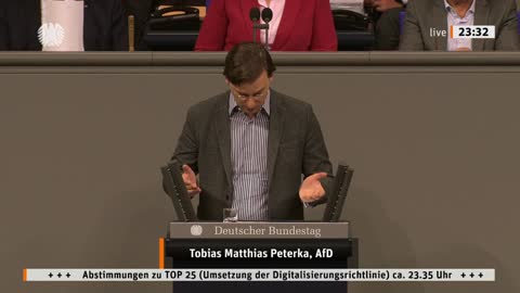 Tobias Matthias Peterka Rede vom 23.06.2022 - Umsetzung der Digitalisierungsrichtlinie