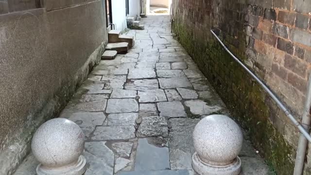 a lonely alley