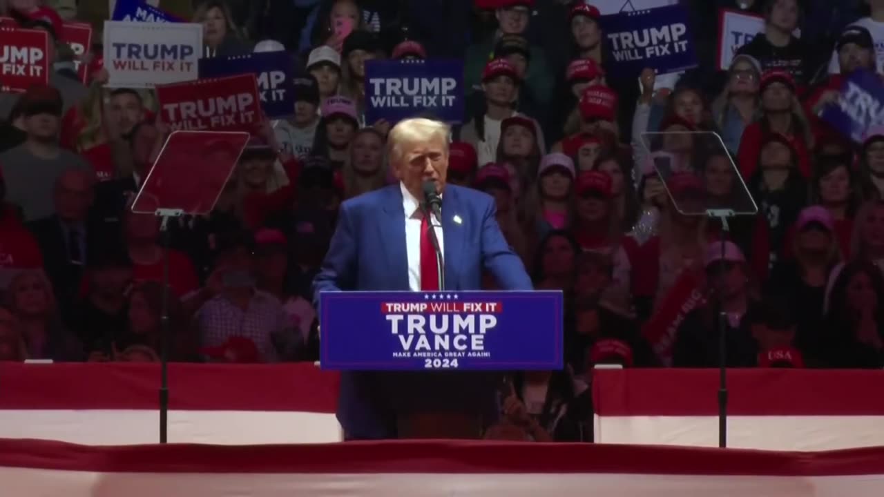 Donald Trump Rally New York Madison Square Garden Full Pool Video