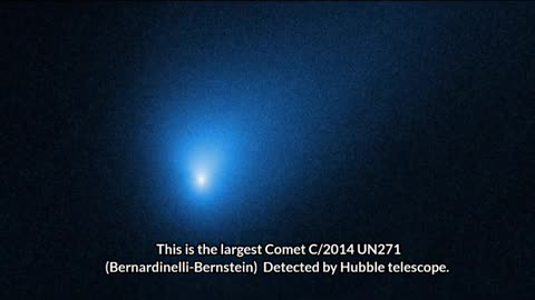 Unbelievable Hubble telescope finds the largest comet ever.