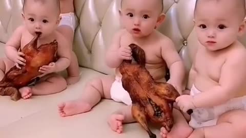 Cute Babies Showing Some Cute Moment Of Eating - Hilarious Babies