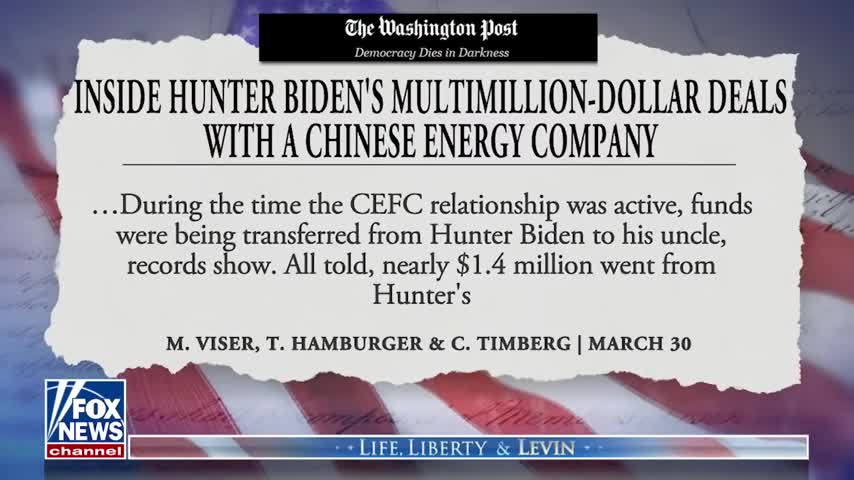 Levin: News Updates ! This is what the 'Biden crime family' did