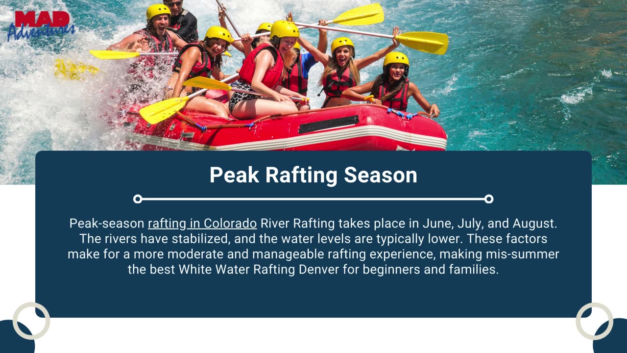 White Water Rafting Denver: Choosing the Best Season for Your Excursion