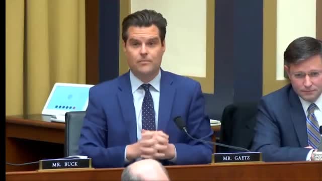 BREAKING: Matt Gaetz Enters Hunter Biden's Laptop Into the Congressional Record