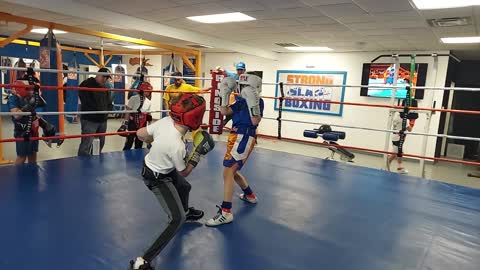 Joey boxing Danny 4/7/22