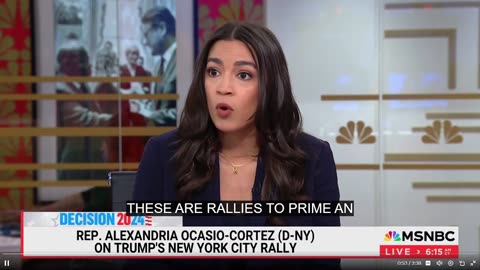 AOC vừa gọi cuộc rally Madison Square Garden của Trump là "cuộc biểu tình nhỏ ngày 6 tháng 1" 🤣