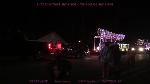 DESFILE de NATAL em BLOUNTSTOWN + FLORIDA + ESTADOS UNIDOS + USA