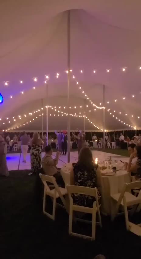 LOVE THIS WEDDING!!! LOVE THAT BEAUTIFUL FLAG!!!😍😍😍