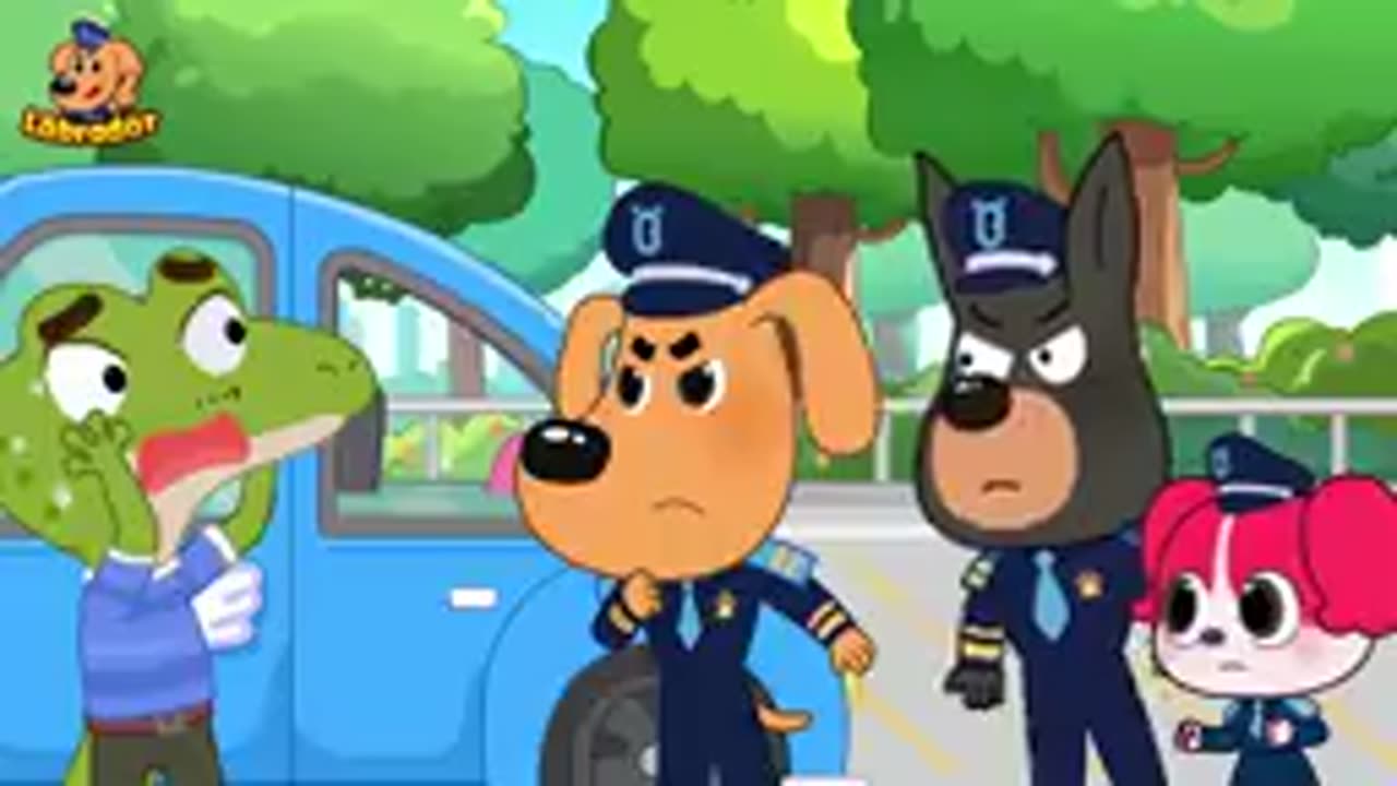 Always Use A Car Seat | Safety Tips | Cartoons for Kids | Sheriff Labrador Police Cartoon