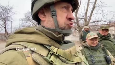 Captured Ukrainian soldiers working with DPR forces