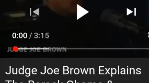 Judge Joe Brown bombshell