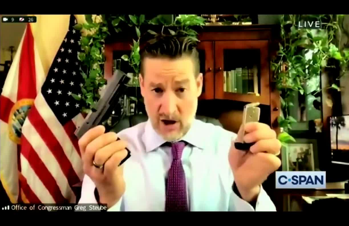OMG LOL... Rep Greg Stube TRIGGERED his fellow Congressmen by showing off his gun collection.