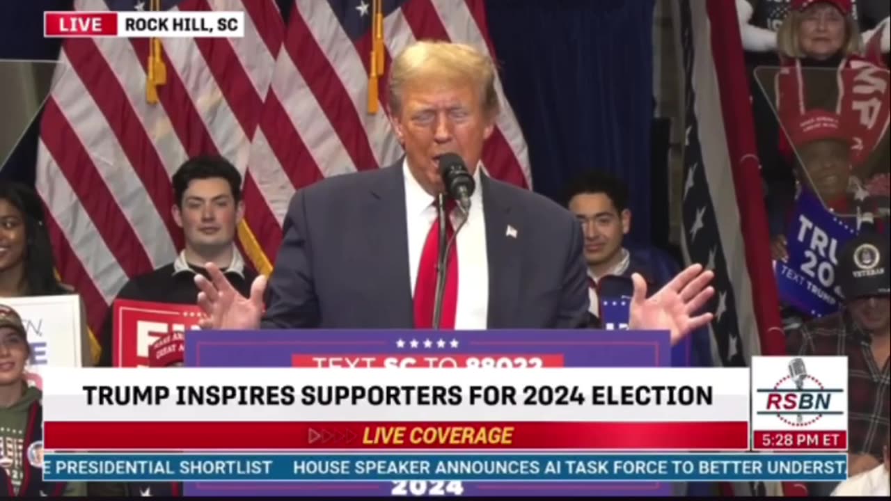 Trump in Rock Hill South Carolina