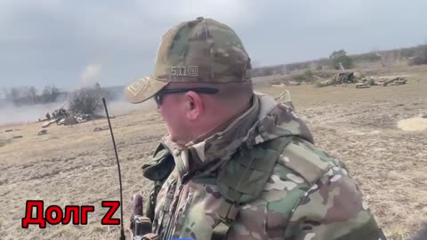 Large Caliber LPR Artillery Firing on Severodonetsk Section of the Front