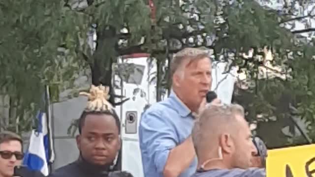 Maxime Bernier Speech at Mpntreal Protest!