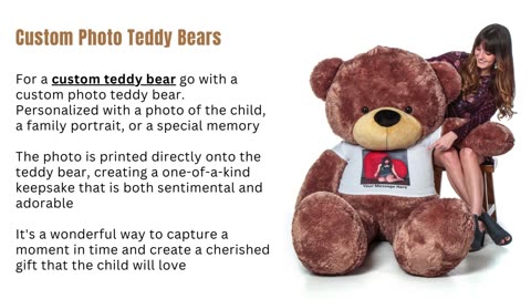 Custom Cool Teddy Bears a Perfect Gift Idea for Kids