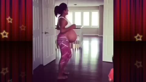 Pregnant girl dance