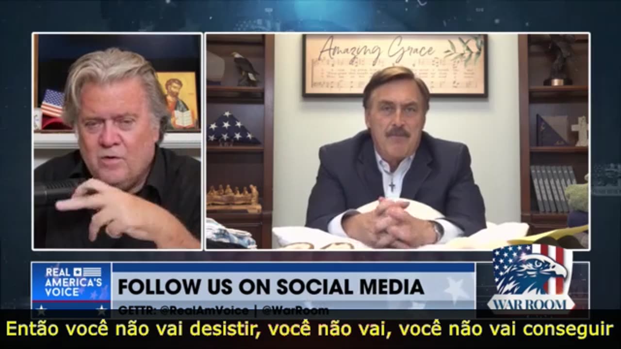 Mike Lindell: "não temos país se não tivermos eleições"