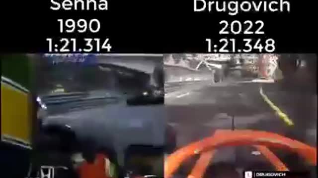 Senna 1990 X Drugovich 2022! Comparativo de Eras