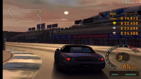 Gran Turismo 3 - License Test IB-3 Gameplay(AetherSX2 HD)