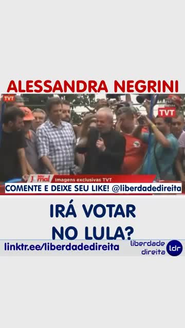 Alessandra Negrini irá mesmo votar no Lula