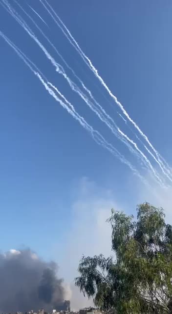 Hamas missile strikes in Ashkelon Israel