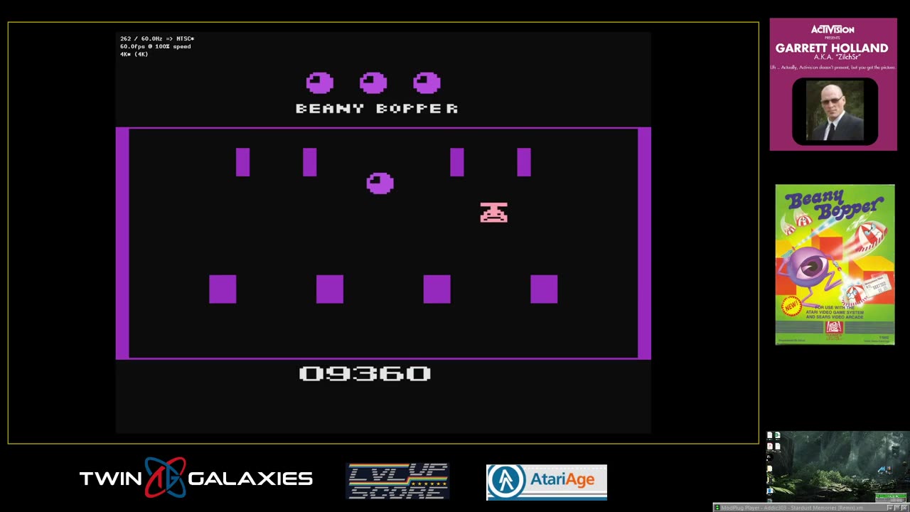 Atari 2600 EMU - Beany Bopper - Game 1 X/X - 114,380