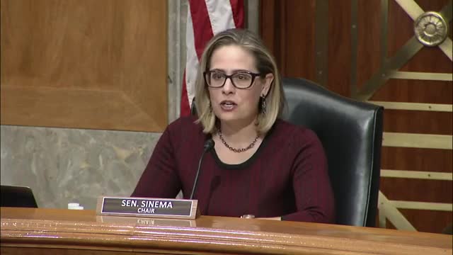 Kyrsten Sinema Leads Senate Homeland Security Committee Hearing On Capital Officers